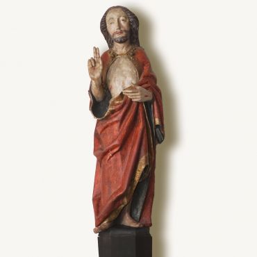 Figur des Auferstandenen im Chor der Abtei Varensell
