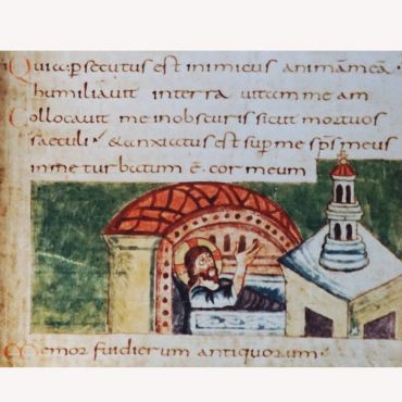 Buchmalerei Psalmen