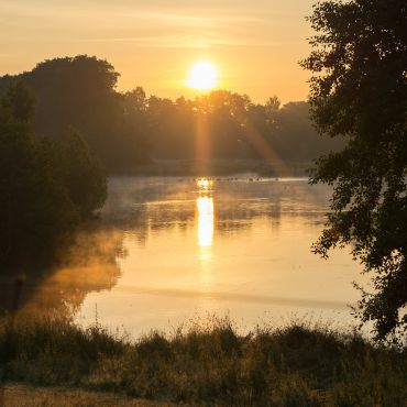 Sonnenaufgang am Steinhorster Becken