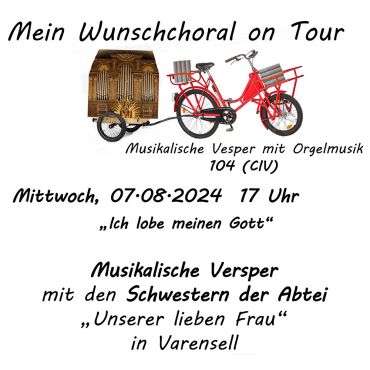 Plakat zum „Wunschchoral on Tour“