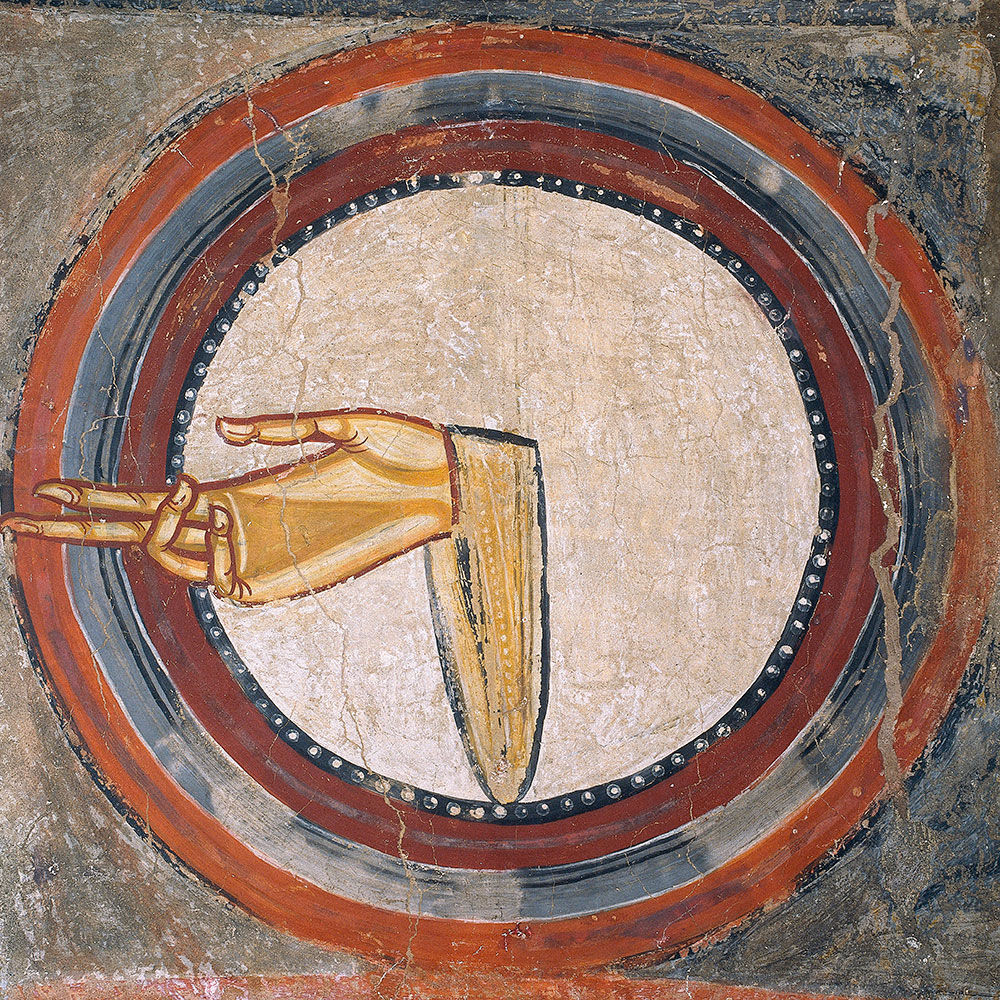 Hand Gottes Katalanien